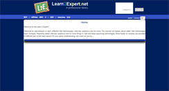 Desktop Screenshot of learn2expert.net